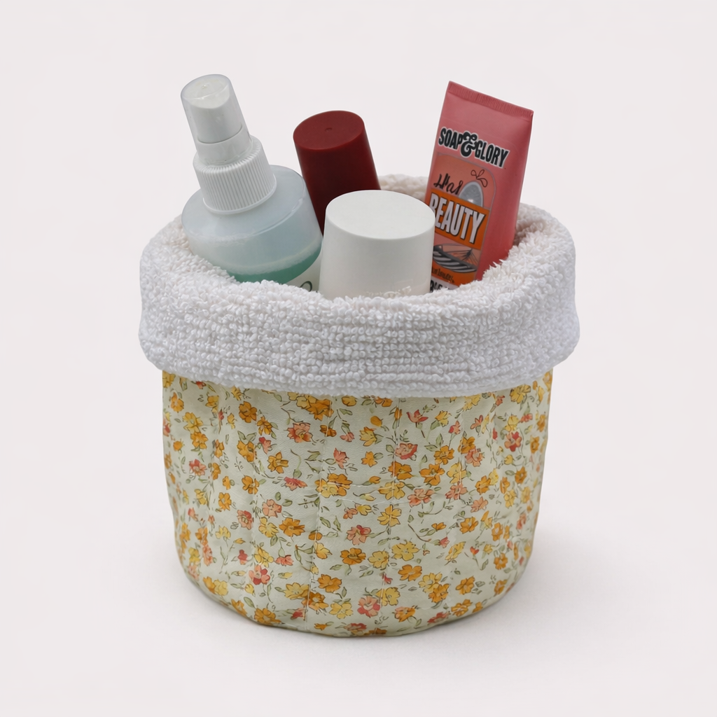 Fabric Vanity Storage Baskets - Aurora