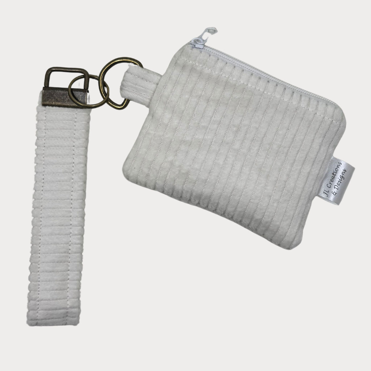 Coin Purse - Classic White Waffle